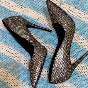 Rhinestone pumps